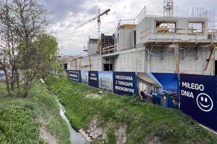 Rzeszów - Budowa inwestycji mieszkaniowej Langiewicza 37 [kwiecień 2024]